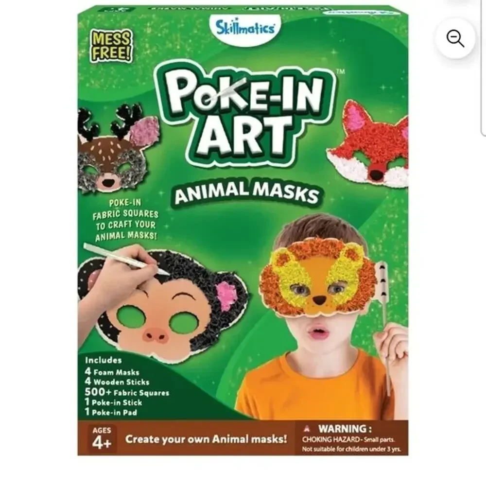 Skillmatics Foil Fun Unicorns and Princesses & Poke In Art Animal Kids Age 4+